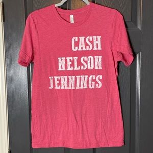 Cash, Nelson, Jennings Shirt Mens SZ M